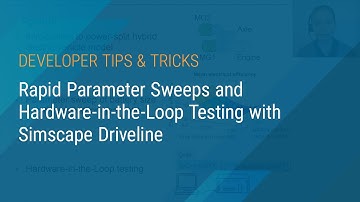 Rapid Parameter Sweeps and Hardware-in-the-Loop Testing with Simscape Driveline