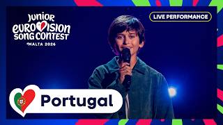 Salvador Rio - Alma (LIVE) | Portugal 🇵🇹 | Junior Eurovision 2026 | #JESC2026