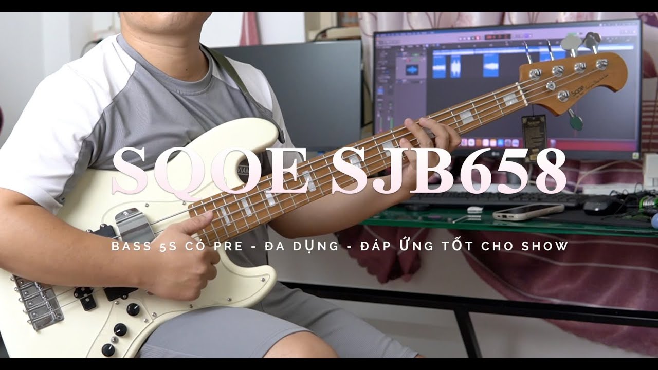 Sqoe Active Bass Guitar