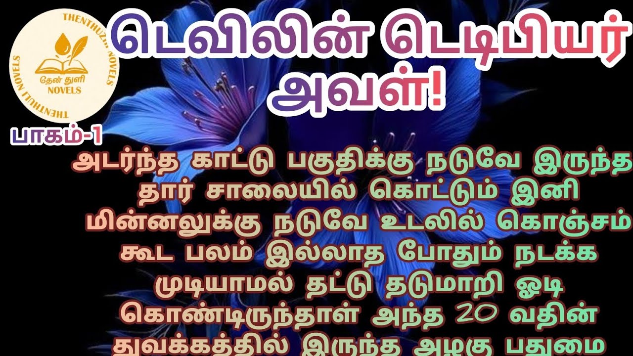 டெவிலின் டெடிபியர் அவள்| devilin teddybear aval | தேன்துளி நாவல்ஸ்| பாகம்-1| Hanira | Rj மோனிகா