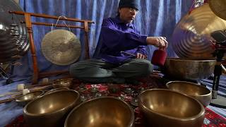 Chakra Meditation/Improvisation #2/30 min ~Antique Tingshas & Gongs~