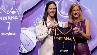 Indiana Fever GM Lin Dunn speaks after picking Caitlin Clark with No. 1 pick