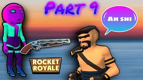 Destroying br BOT LOBBIES - IOS Gameplay #9 | Rocket Royale