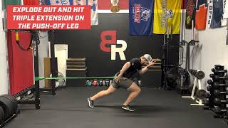 Exercise Demo: Band Resisted 2 Point Stance First Step Acceleration
