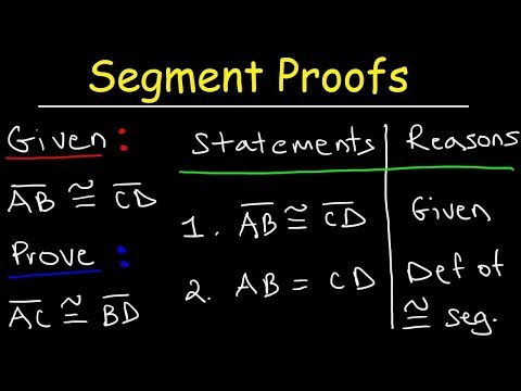 Video: Hvordan beviser du at to segmenter er kongruente?