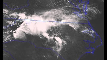 Impressive 1-minute GOES-14 SRSO visible satellite imagery of an MCV initiating severe convection