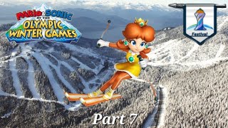 Mario & Sonic at the Olympic Winter Games Festival Mode Individual #13 (Daisy) Part 7