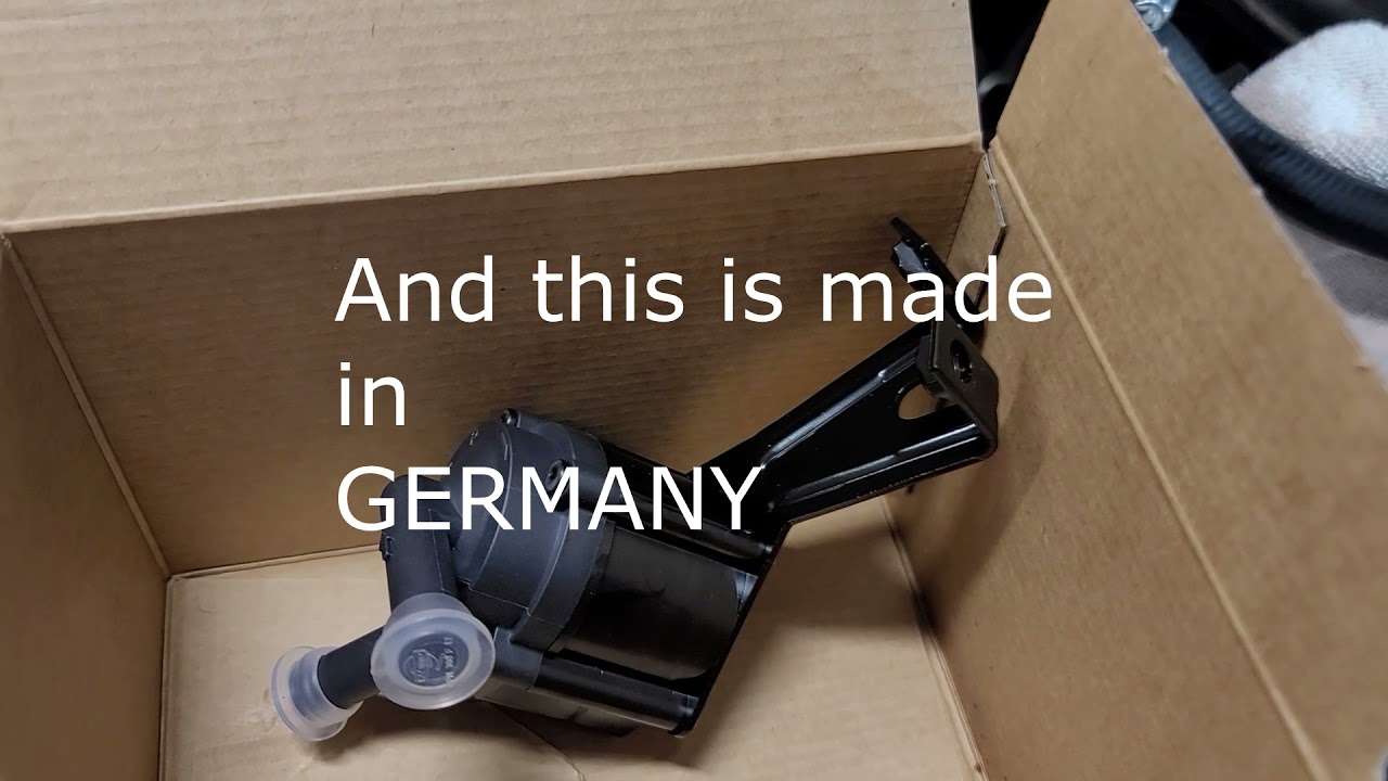 BMW X5 N63 S63 E70 2EA9 error fix turbo coolant pump replacement YouTube