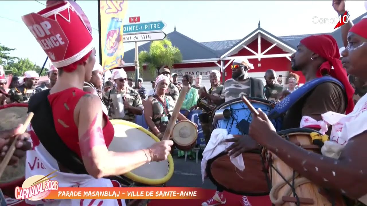 CARNAVAL 2026 / PARADE MASANBLAJ - VILLE DE SAINTE-ANNE du 18 Janvier 2026