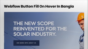Webflow Button Fill Animation On Hover (Bangla)