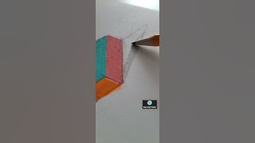 Drawing E letter with posca marker | Easy illusion #shorts #foryou #fyp #art #cute