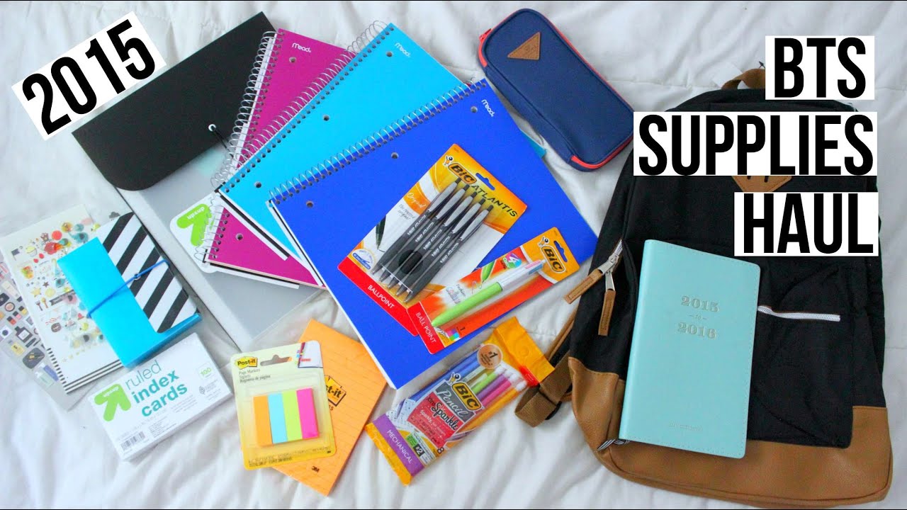 Back to School Supplies Haul 2015!! | Reese Regan
