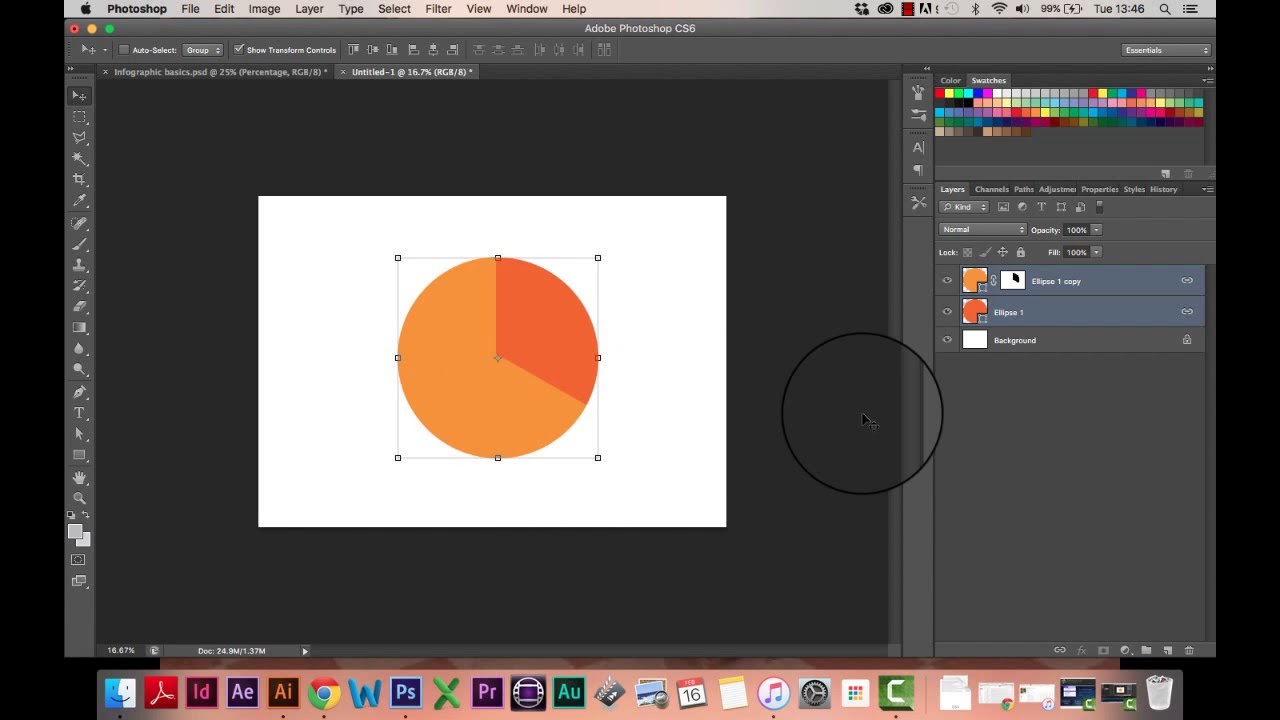 How To Make Pie Chart In Photoshop