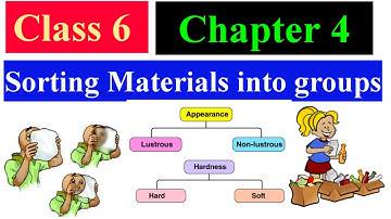 Sorting Materials into Groups Class 6 Science Chapter 4 full explanation NCERT|CTET PSTET SSC UPTET