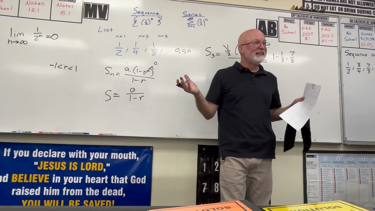 AP CALC Lesson 9.A (Sequences, Geometric Series)