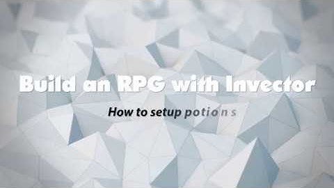 Building a RPG in Unity with Invector