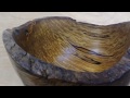 Wood turning a  Driftwood Bowl