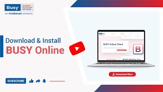 Download &amp; Install BUSY Online (Hindi) | BUSY on Cloud | BUSY Online
