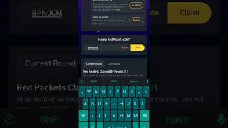 Todai binance red packet New code 🧧🎁 #redpacketcodeinbinance #crypto #binancelisted