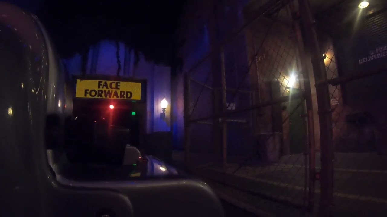 Disney world: Rock n Roller Coaster - Back Row POV at Hollywood Studios in Orlando, Florida 