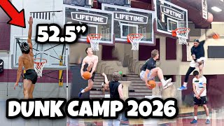 52.5 Inch WORLD RECORD Vertical?! INSANE Dunk Session at Dunk Camp 2026 (Day 1)