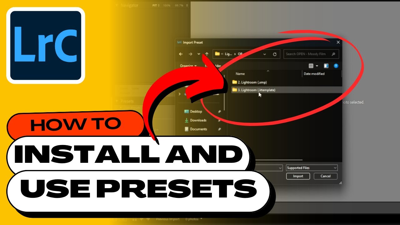 How to Install and Use LIGHTROOM PRESETS