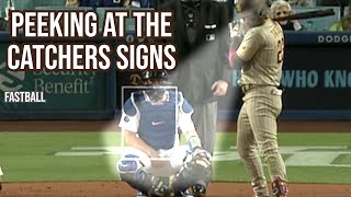 Fernando Tatís Jr  peeks at the sign before hitting a homer, a breakdown