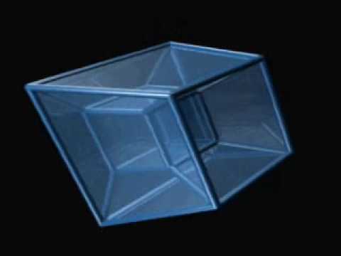 4D cube - YouTube