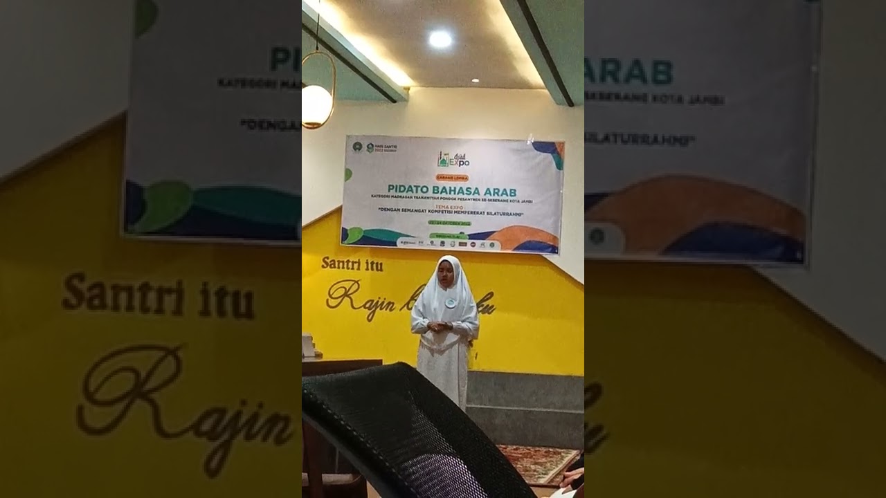 juara2 lomba pidato b. arab as'ad expo