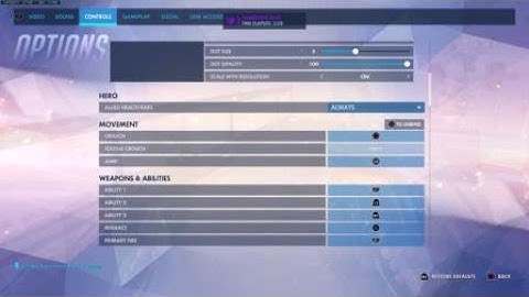 Overwatch-Tracer Settings 2020(Console)