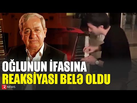 Firuz Əliyevin oğlunun ifasina reaksiyası belə oldu