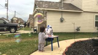 R2D2 Bubble Machine 240 FPS