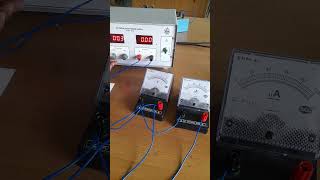 I-V characteristics of PN junction diode experiment