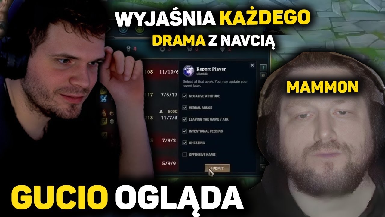 GUCIO OGLĄDA MAMM0N | WYJAŚNIA KAŻDEGO | KONIEC TWITCHA | SPINA Z NAVCIA
