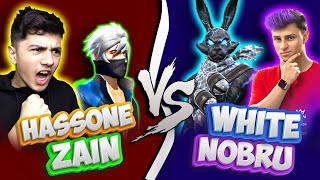 Hassone and Zain vs  White444 and Noboru!!