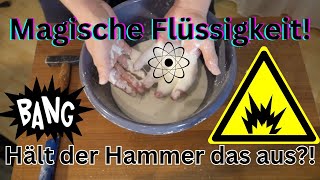 Magische Flüssigkeit Vs. Hammer Das Hätte Keiner Gedacht Nicht Newtonische Fluessigkeit