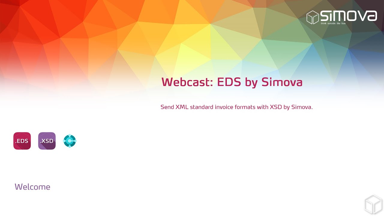 EDS by Simova: Send XML standard invoice formats with XSD by Simova