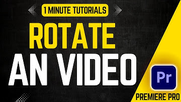 How To Rotate A Video In Adobe Premiere Pro 2024 | Adobe Tutorials