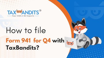 How To File Your 4th Quarter Form 941 With TaxBandits.com