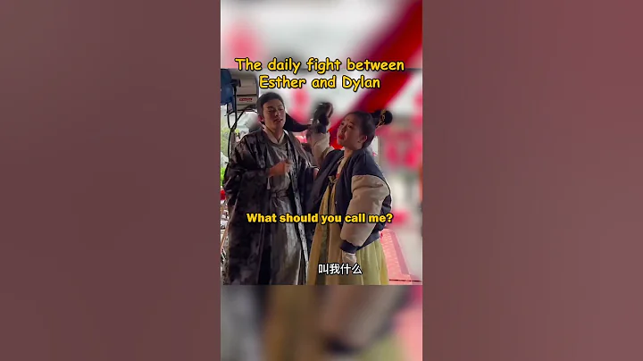 Behind the Scenes of Dylan Wang, Esther Yu #cdrama  #lovebetweenfairyanddevil #shorts