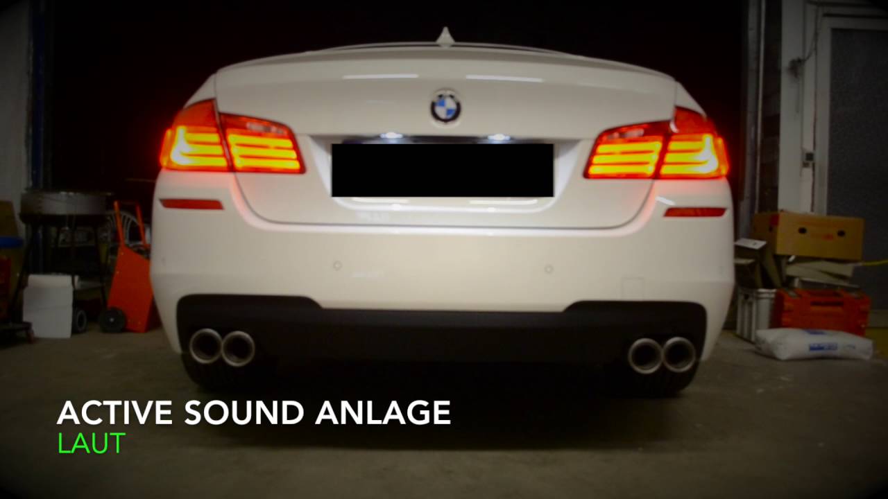 BMW 530d F10 ACTIVE SOUND AUSPUFF ANLAGE
