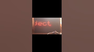 ARDUINO || NODEMCU || P10 MATRIX LED|| Meroproject