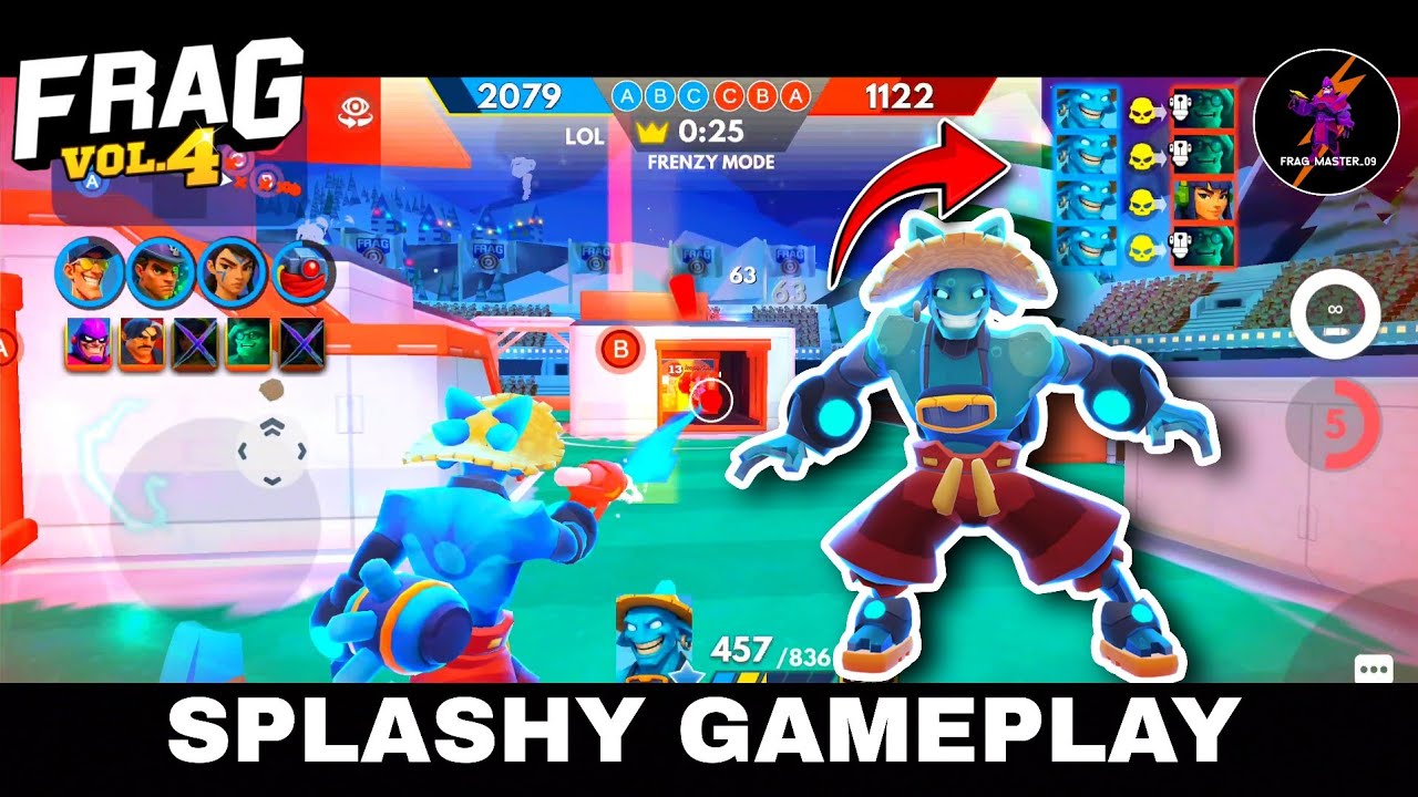 Maxed Splashy Gameplay 😱 Frag Pro Shooter 