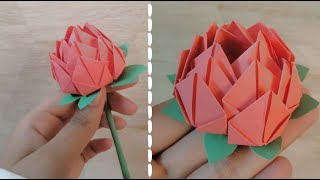 how to make paper flower