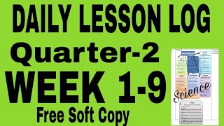 Daily Lesson Log / DLL for 2nd Quarter