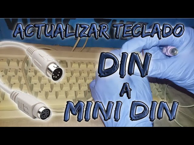 Conciliar fluido Cadena Recuperar teclado con conector din - OSKENSOFT TUTORIALES 01 - YouTube