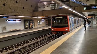 A view Of Lisbon Subway, Portugal 🇵🇹 || Metro, Lisboa