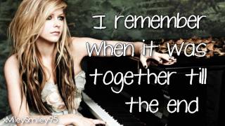 Avril Lavigne - Remember When With Lyrics