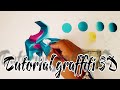 TUTORIAL como hacer un Graffiti 3D sketch con solo 5 colores/3D Graffiti sketch with only 5 colors