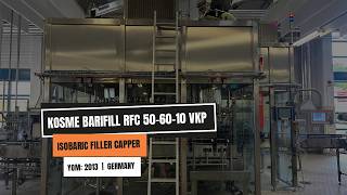 KOSME Barifill RFC 50-60-10 VKP, Isobaric Filler Capper (2013)